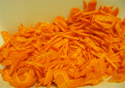 Плов: морковь